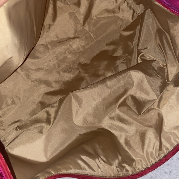 Like new Coach Getaway Signature Nylon Packable Weekender in Hot Pink - Picture 12 of 14